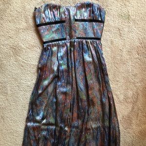 Beautiful silk watercolor print dress from WINK